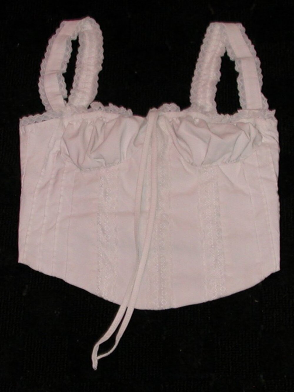 Beverly and Beck White Corset Top Size Small